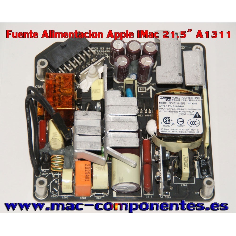 Fuente Alimentacion Apple iMac 21.5" A1311 PSU Power Supply Unit