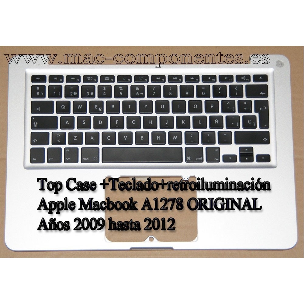 proposición Desgastado colonia TopCase retroiluminación Teclado Completo Apple MacBook Pro A1278 13.3''  Mid 2012 661-6595 Español