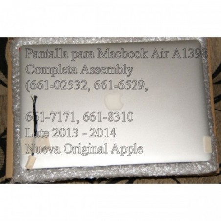Pantalla para Macbook Pro Retina A1398 Completa Assembly (661-02532