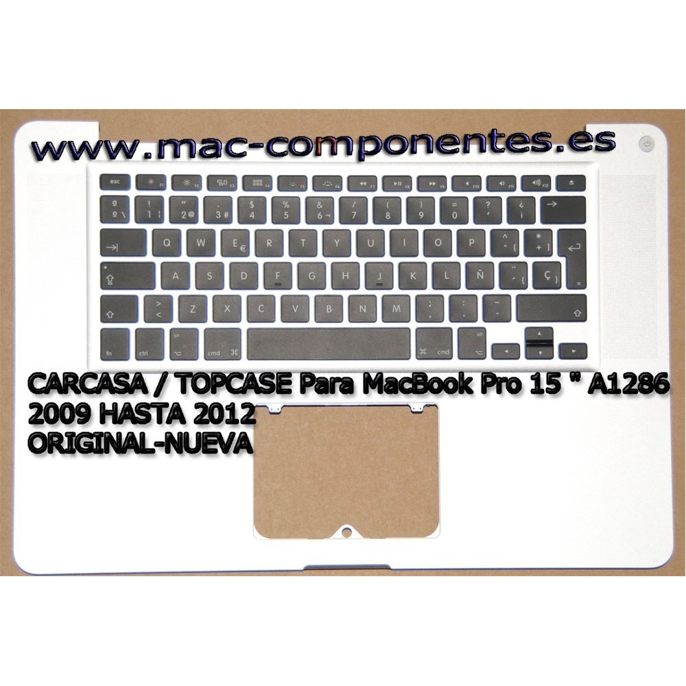 TopCase Carcasa completa MC118LL / A Modelo A1286 (EMC 2324 *) Version ES